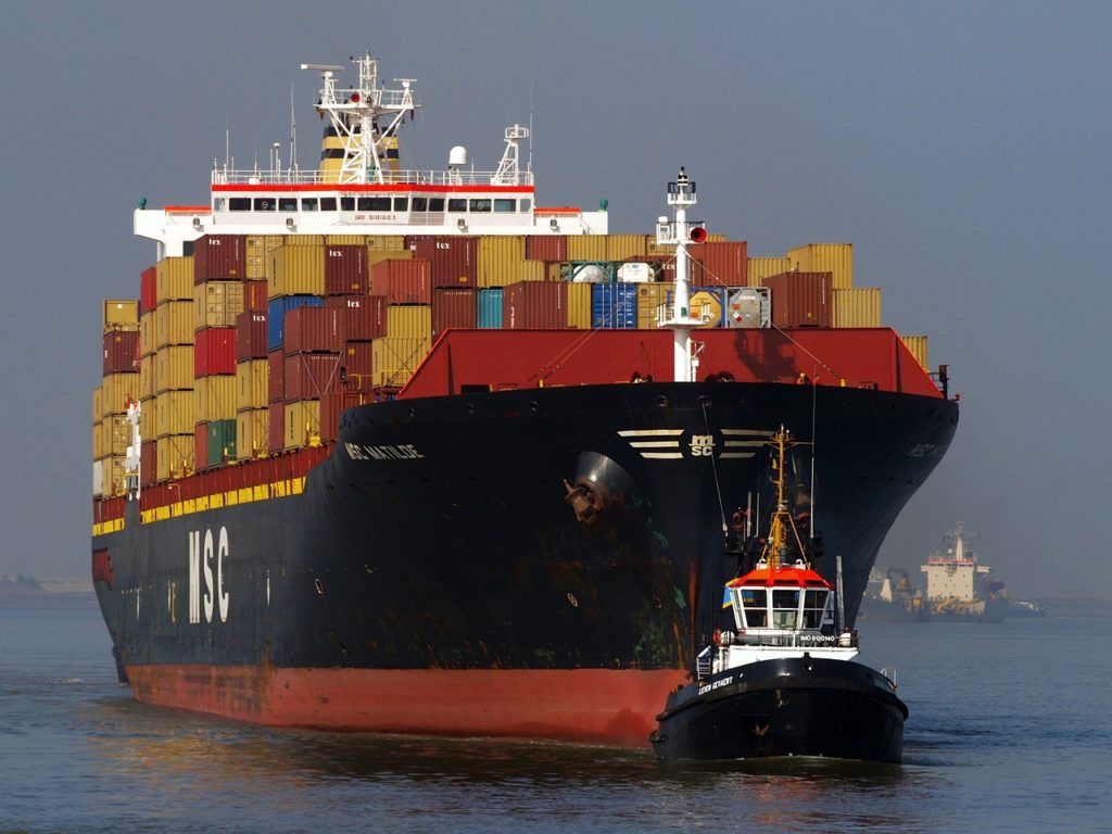transporte internacional- Transporte marítimo